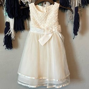 Rare Editions - Girls Formal Or Flower Girl Ivory Dress